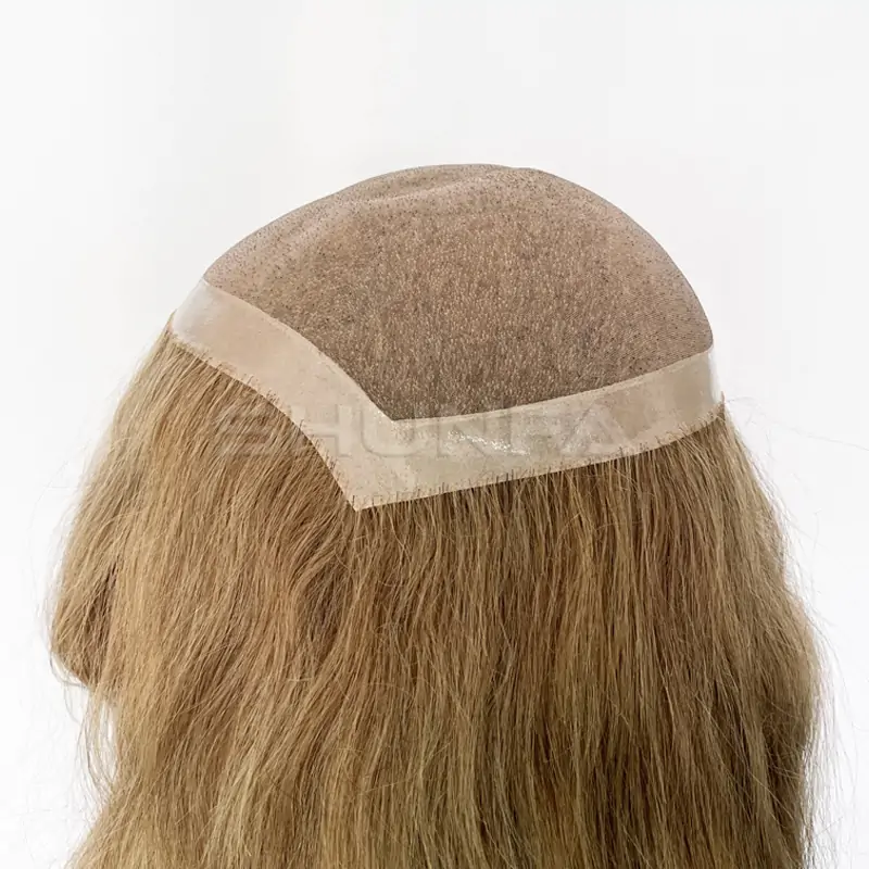 mono with poly around long hair toupee for women.webp